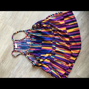 Fancy part top multi colored